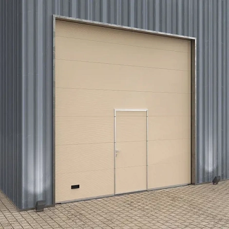 Промышленные ворота ProTrend 5000x4000мм с электродвигателем и калиткой