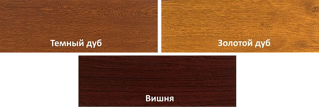 Панели секционных ворот - цвета под дерево