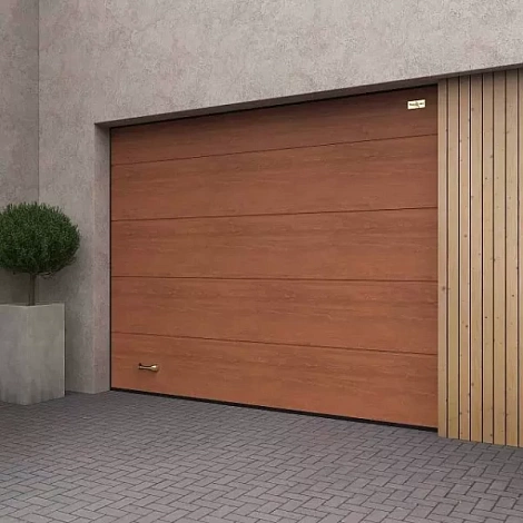 Гаражные ворота Prestige 2850x2000мм c электроприводом и фальшпанелью