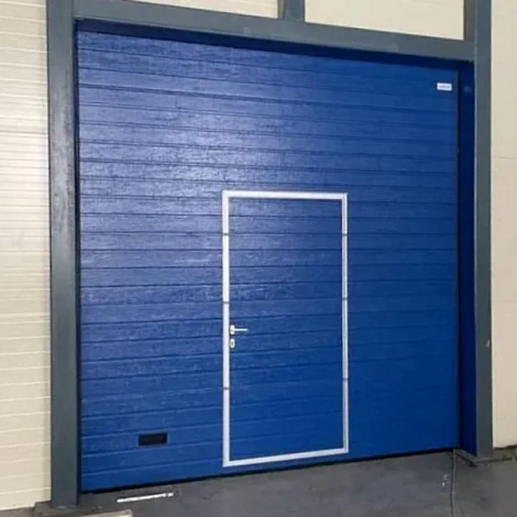 Промышленные ворота ProPlus 3500x4750мм с электродвигателем и калиткой